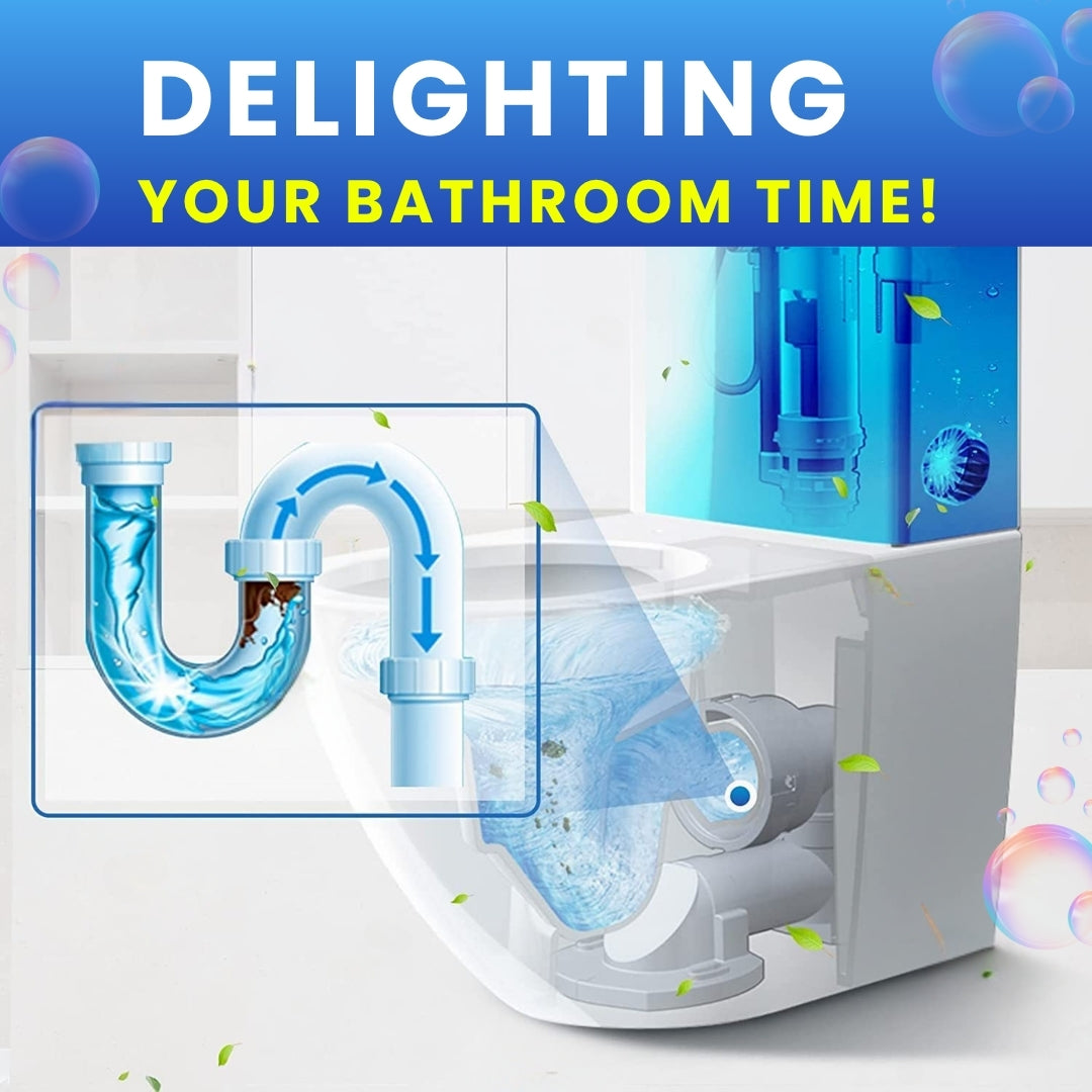 Blue Bubble Toilet Cleaner (Buy 1 Get 1 Free)