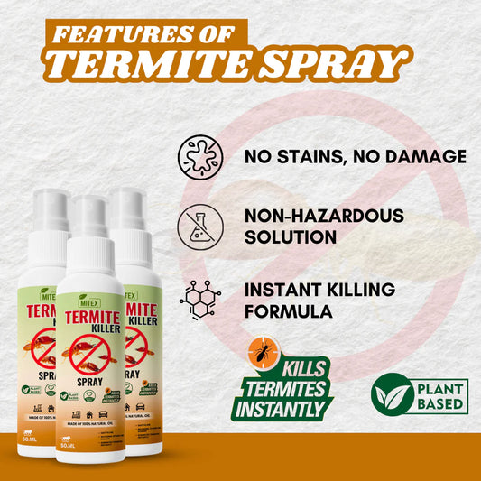 Termite Killer Spray - Effective Pest solution for your home (Buy 1 Get 2 Free!)