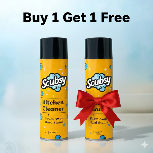 Scubsy India's #1 Foam-Based Complete Kitchen Cleaner & Disinfectant
